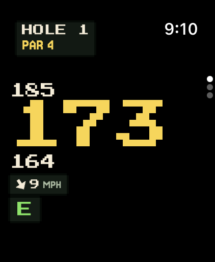 Big distances: 185, 173, 164.